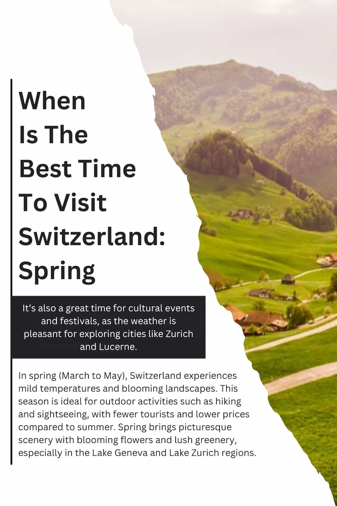 When Is The Best Time To Visit Switzerland Spring