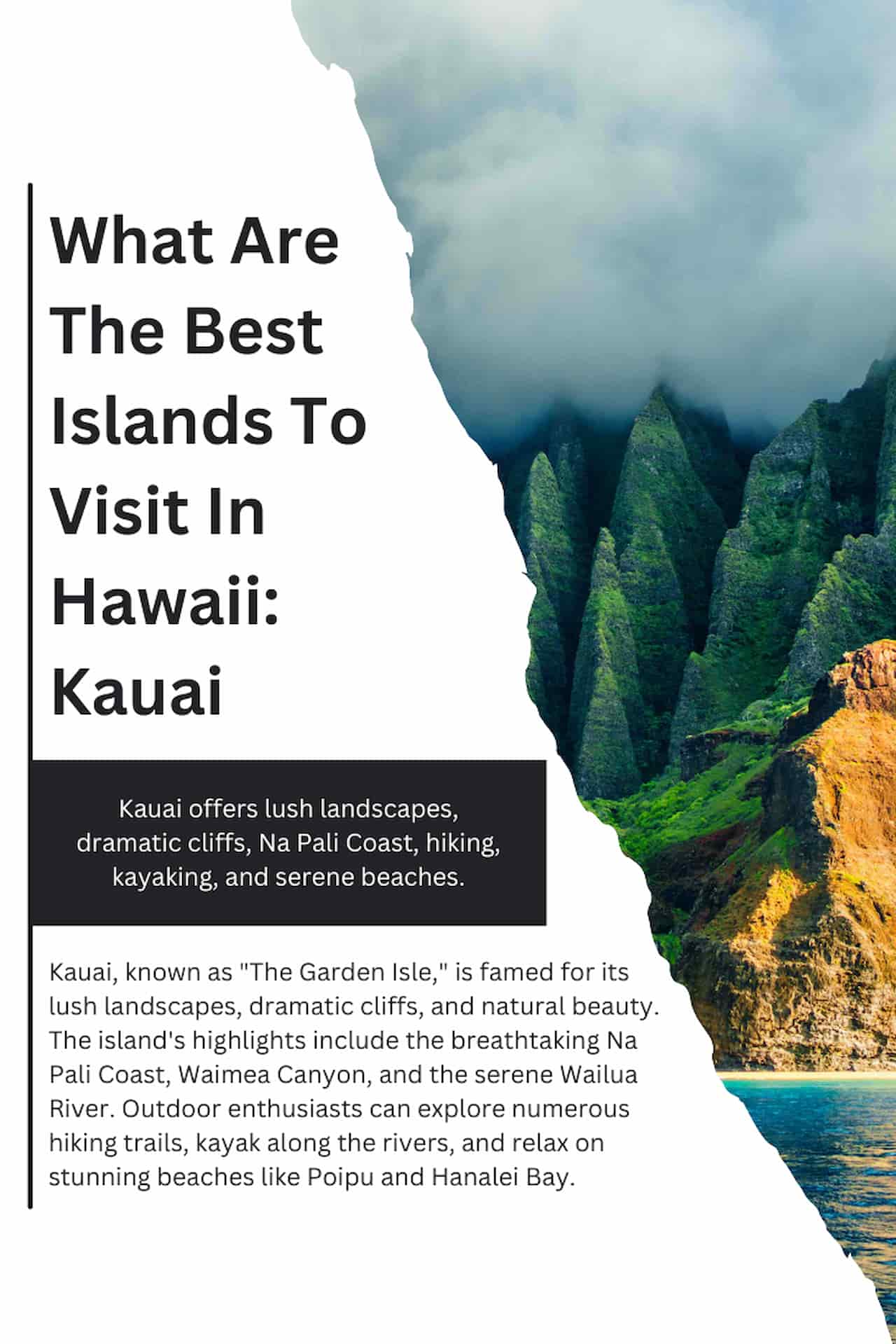 What Are The Best Islands To Visit In Hawaii Kauai