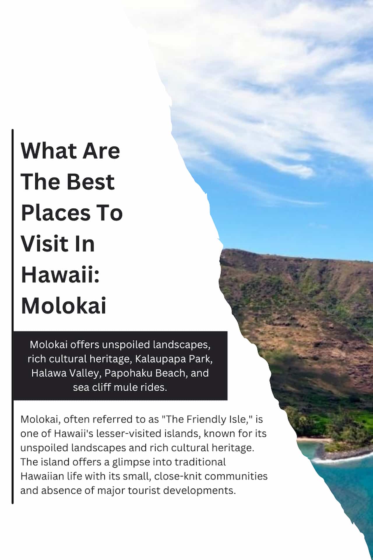 What Are The Best Places To Visit In Hawaii Molokai