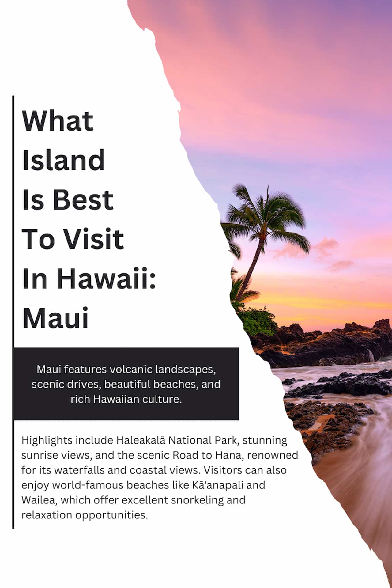 What Island Is Best To Visit In Hawaii Maui