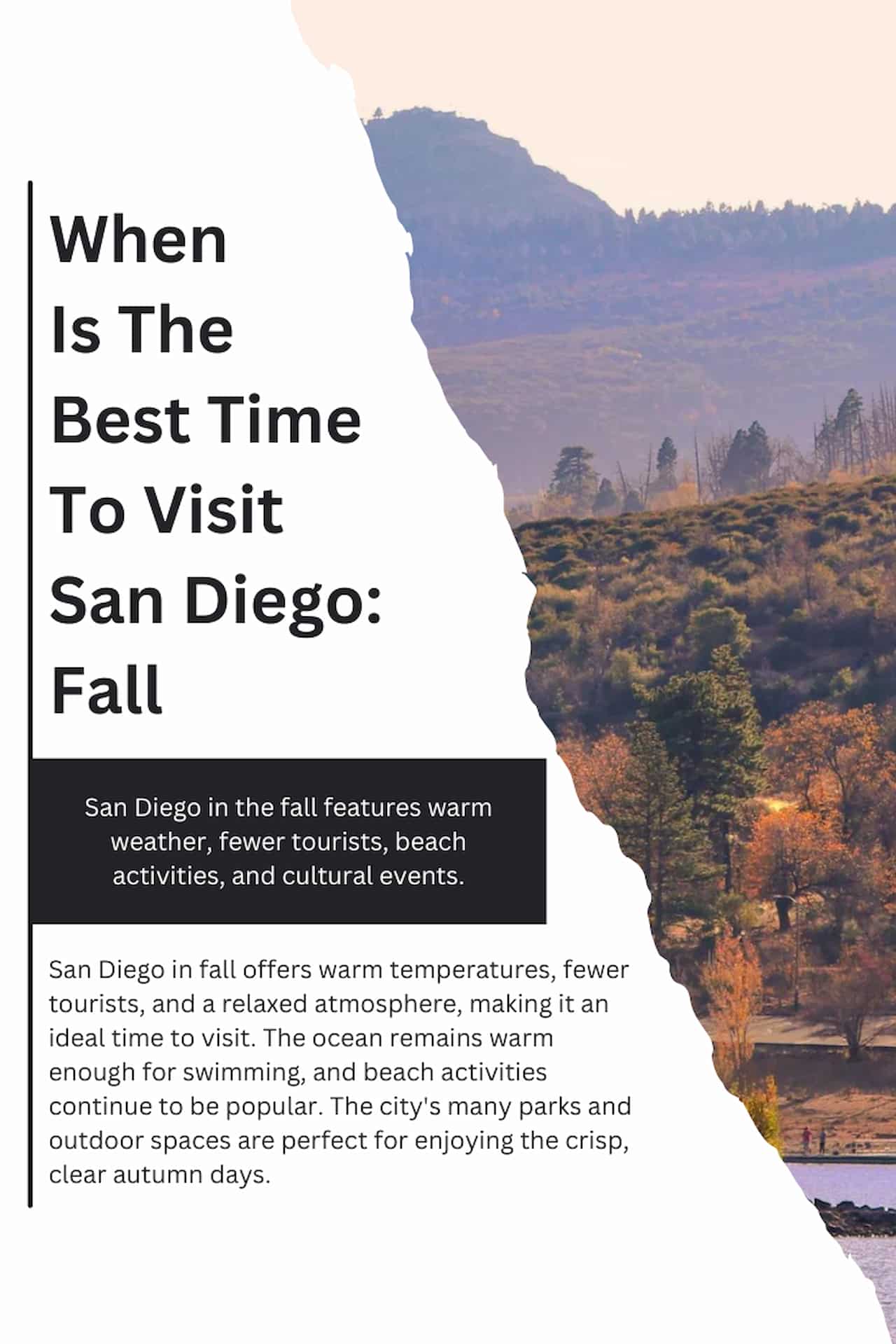 When Is The Best Time To Visit San Diego Fall