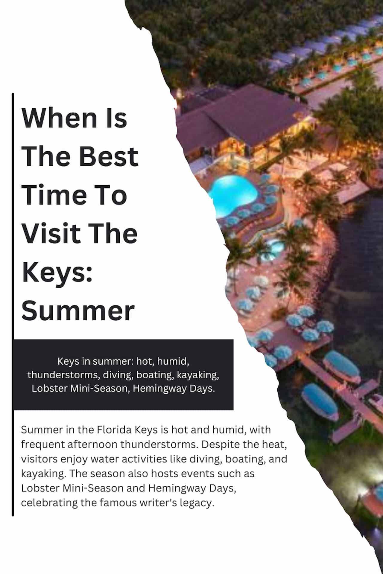 When Is The Best Time To Visit The Keys Summer
