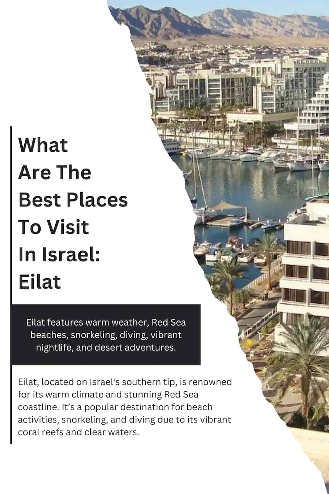 What Are The Best Places To Visit In Israel Eilat