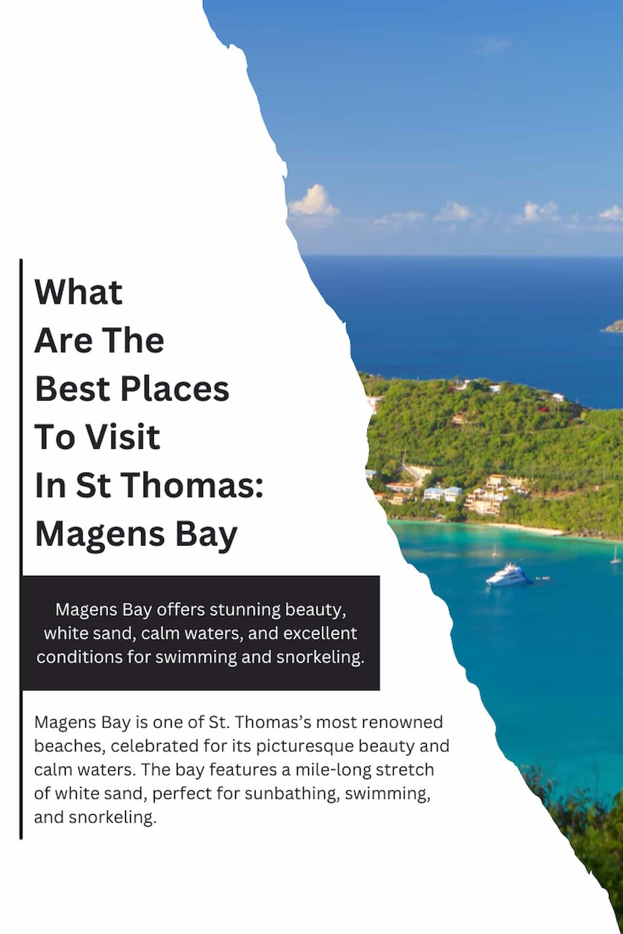 What Are The Best Places To Visit In St Thomas Magens Bay