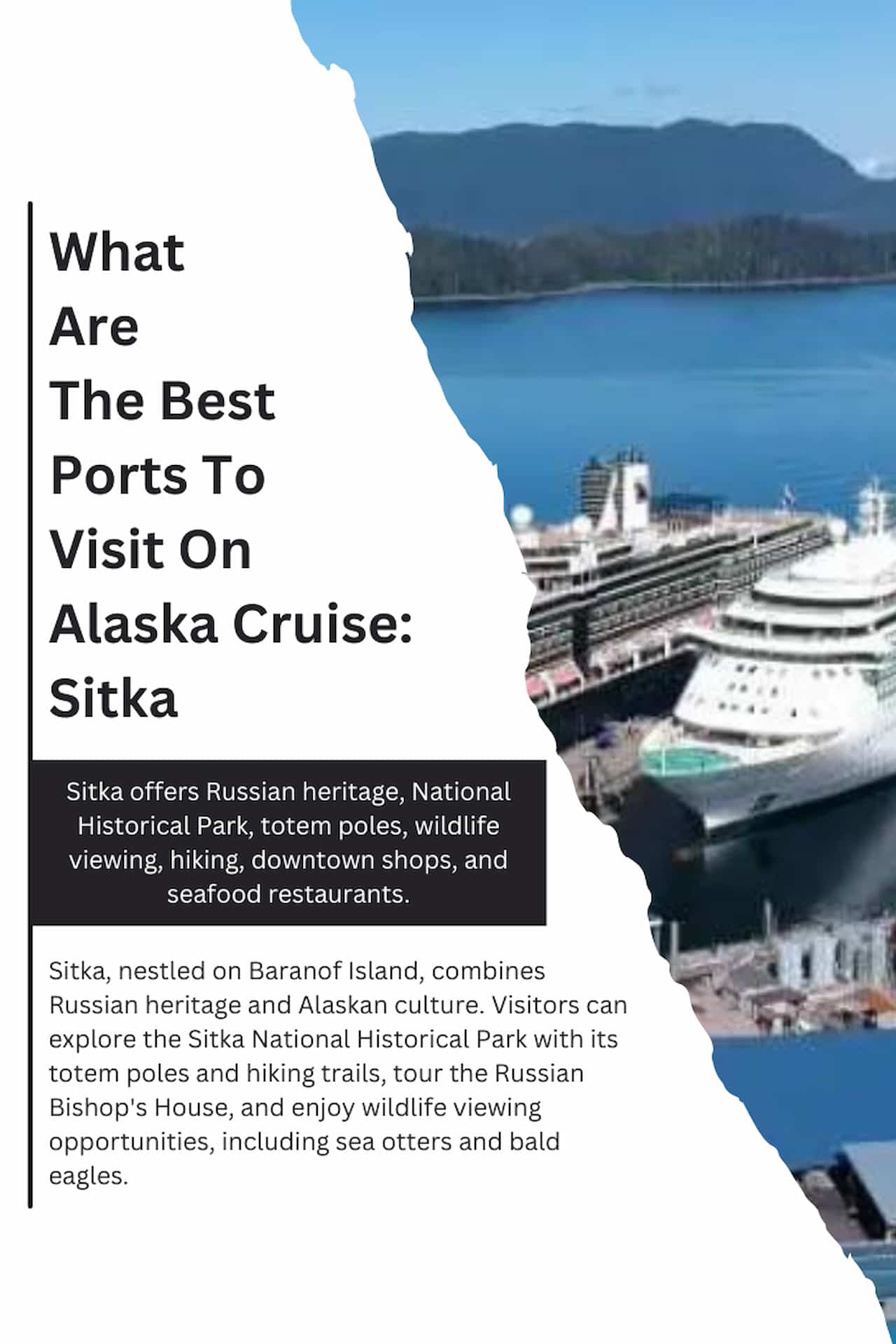 What Are The Best Ports To Visit On An Alaska Cruise Sitka