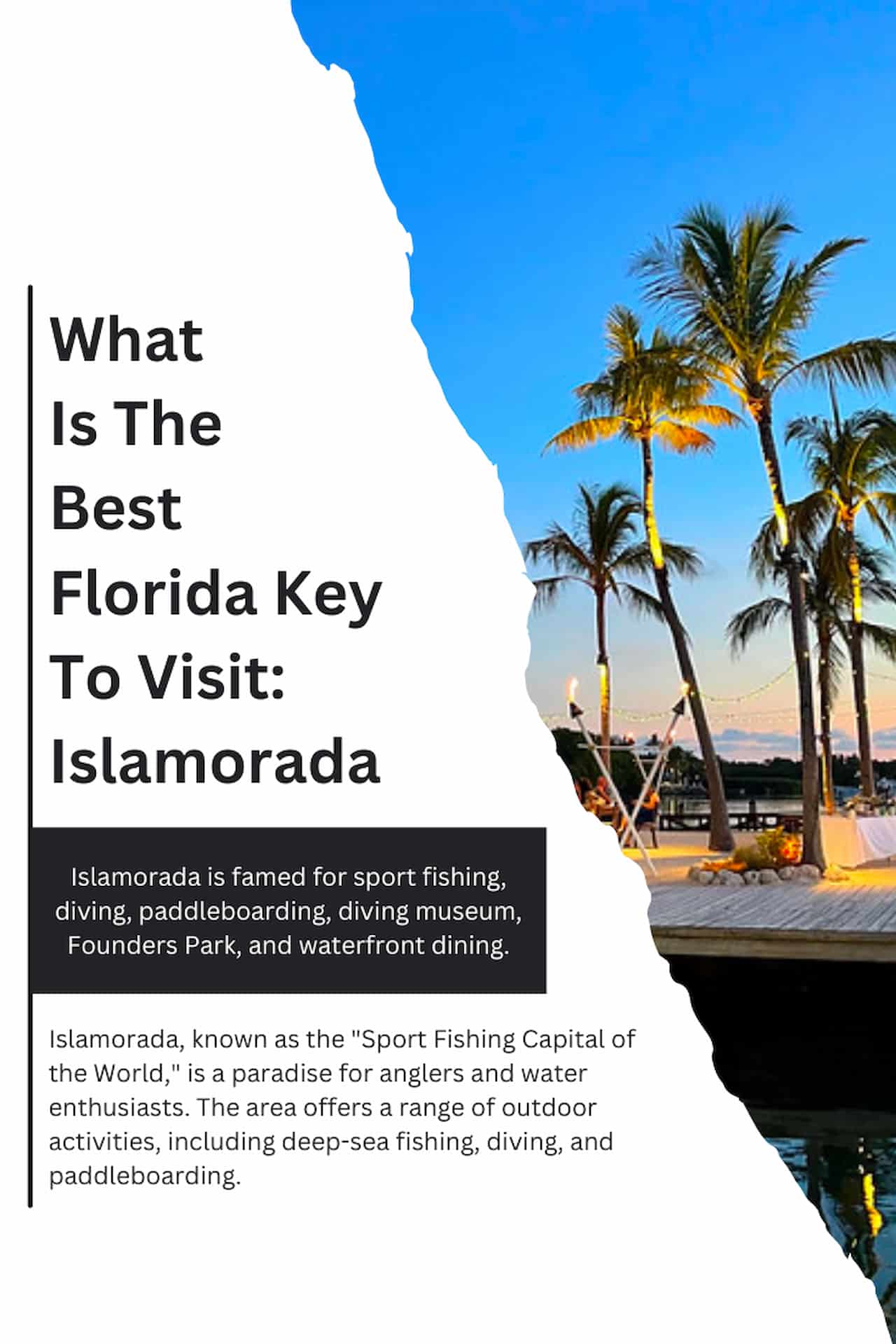 What Is The Best Florida Key To Visit Islamorada