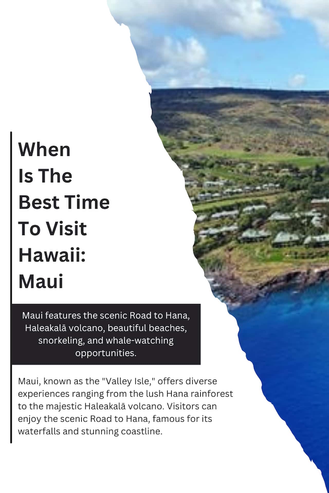 When Is The Best Time To Visit Hawaii Maui
