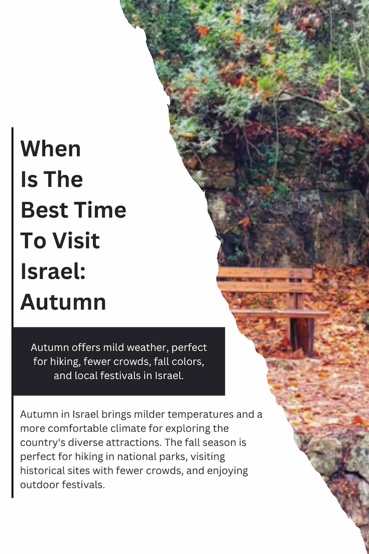 When Is The Best Time To Visit Israel Autumn