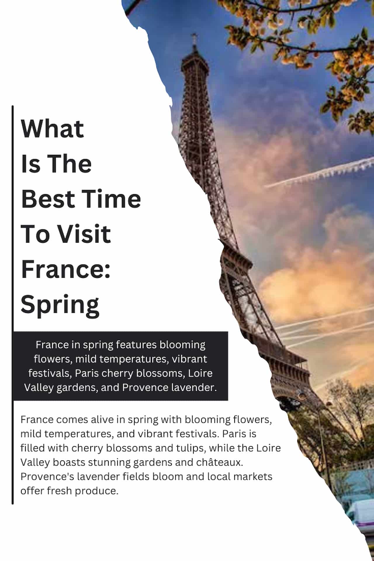 What Is The Best Time To Visit France Spring