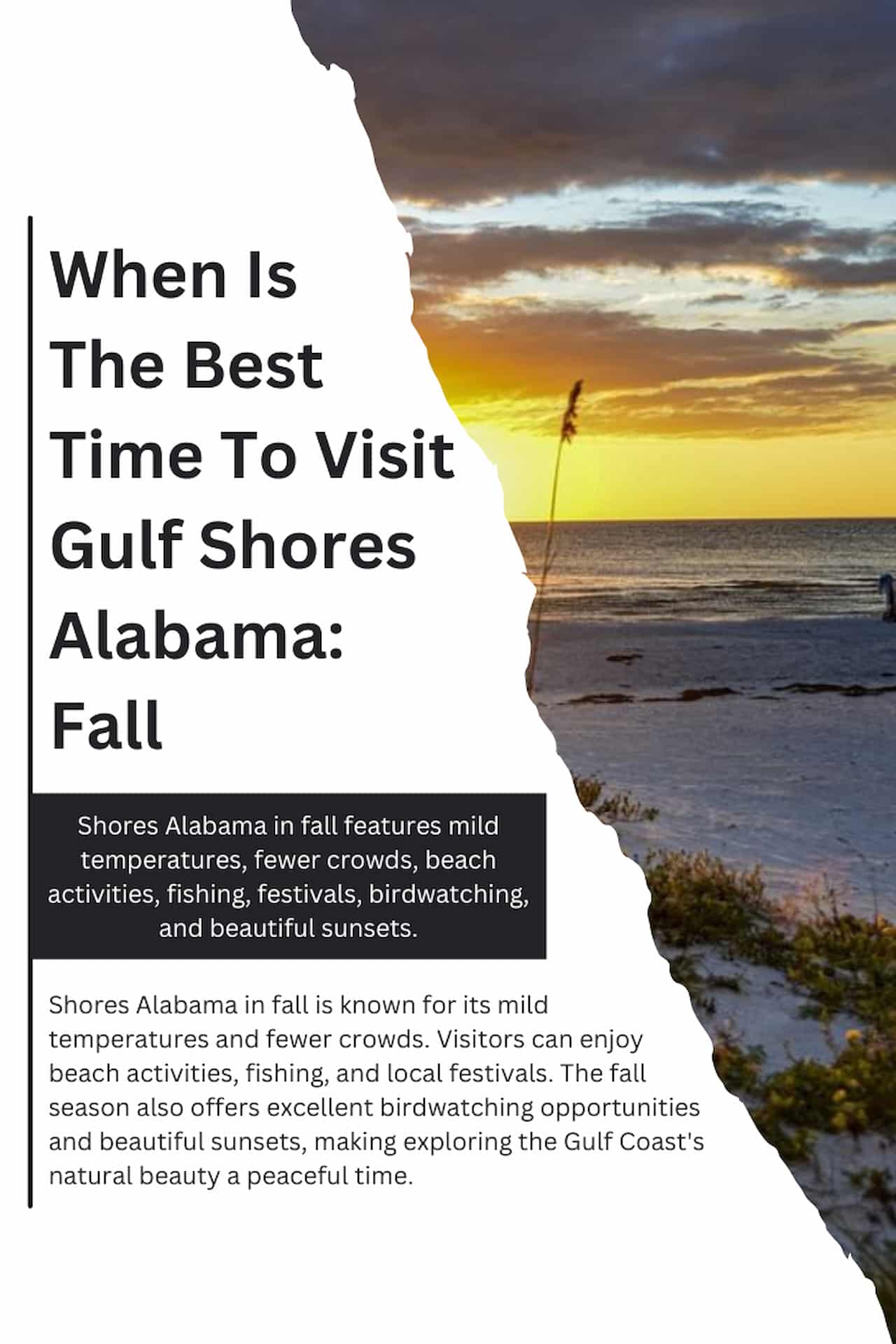 When Is The Best Time To Visit Gulf Shores Alabama Fall 1