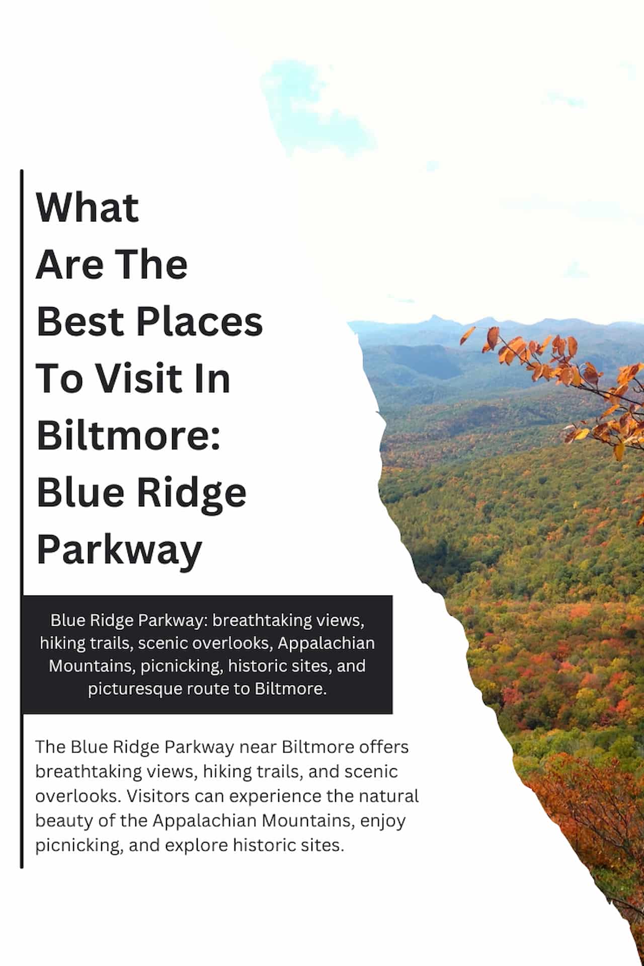What Are The Best Places To Visit In Biltmore Blue Ridge Parkway