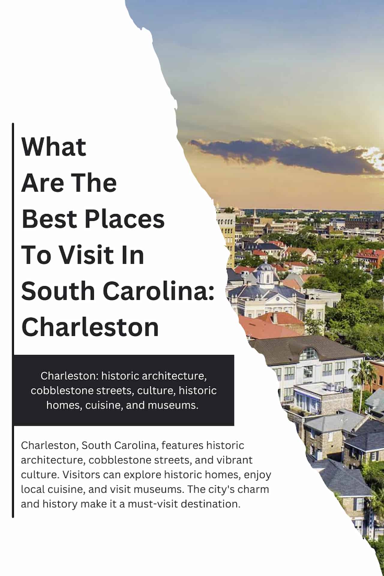 What Are The Best Places To Visit In South Carolina Charleston