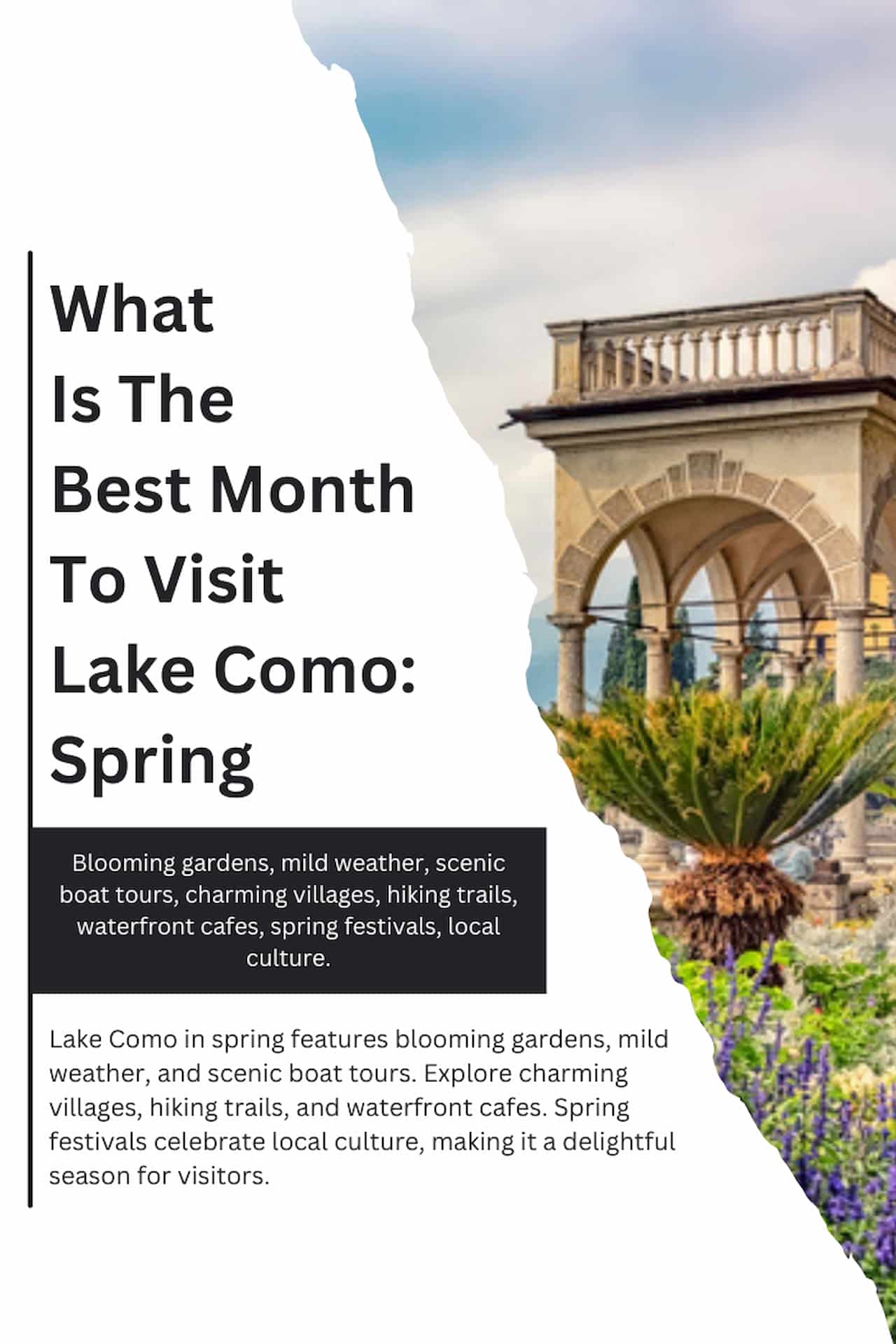 What Is The Best Month To Visit Lake Como Spring