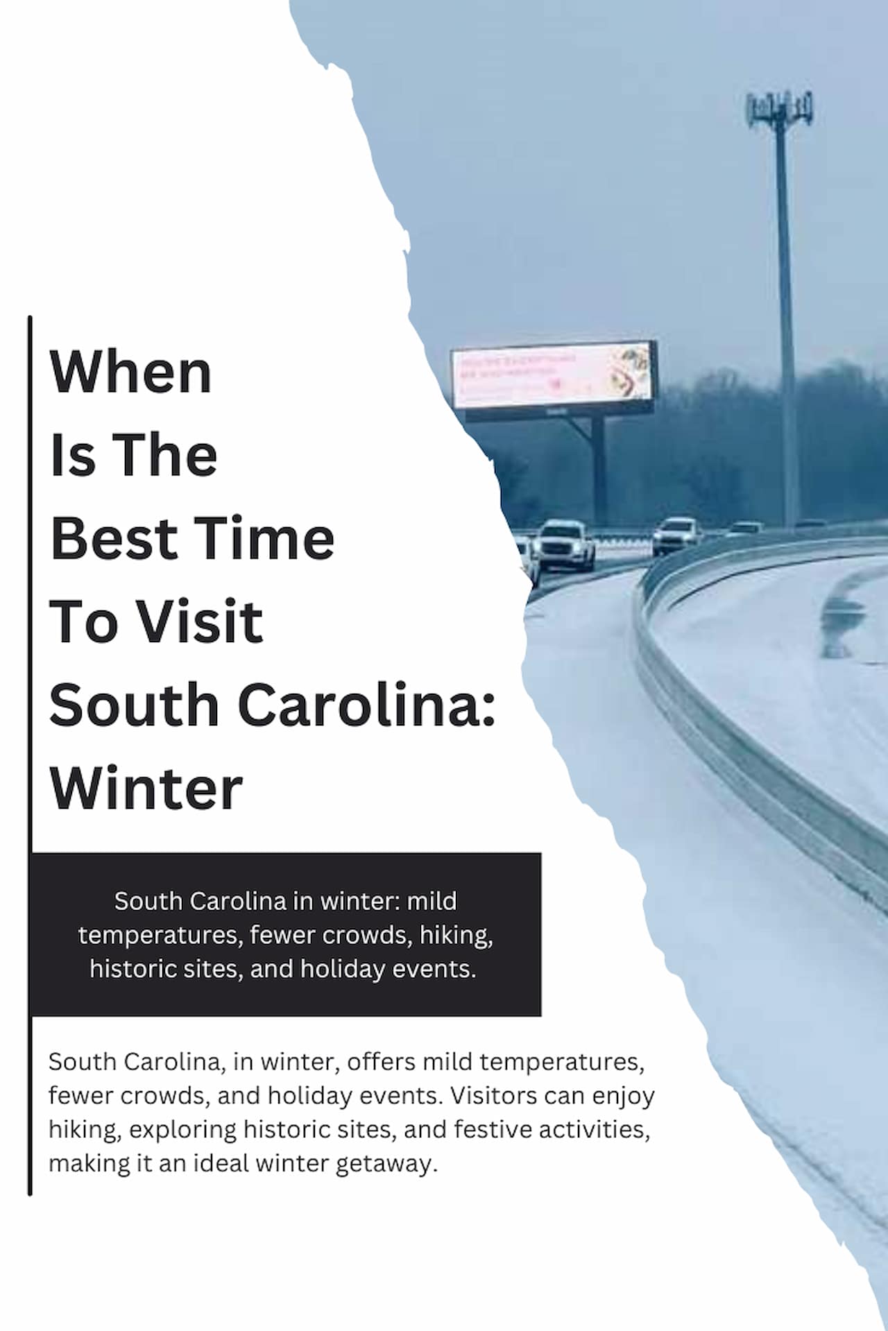 When Is The Best Time To Visit South Carolina Winter