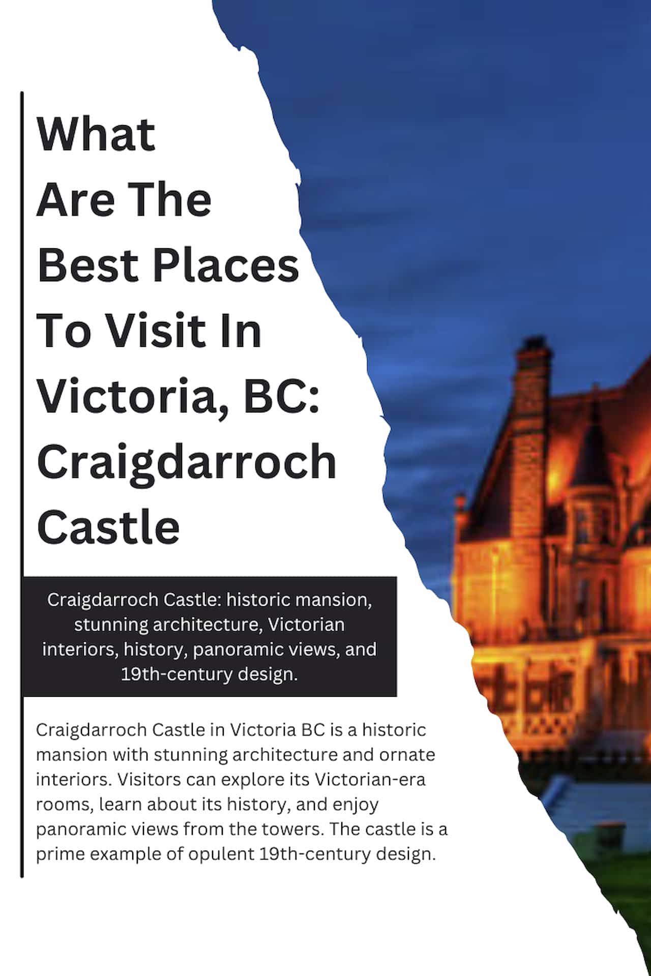 What Are The Best Places To Visit In Victoria BC Craigdarroch Castle
