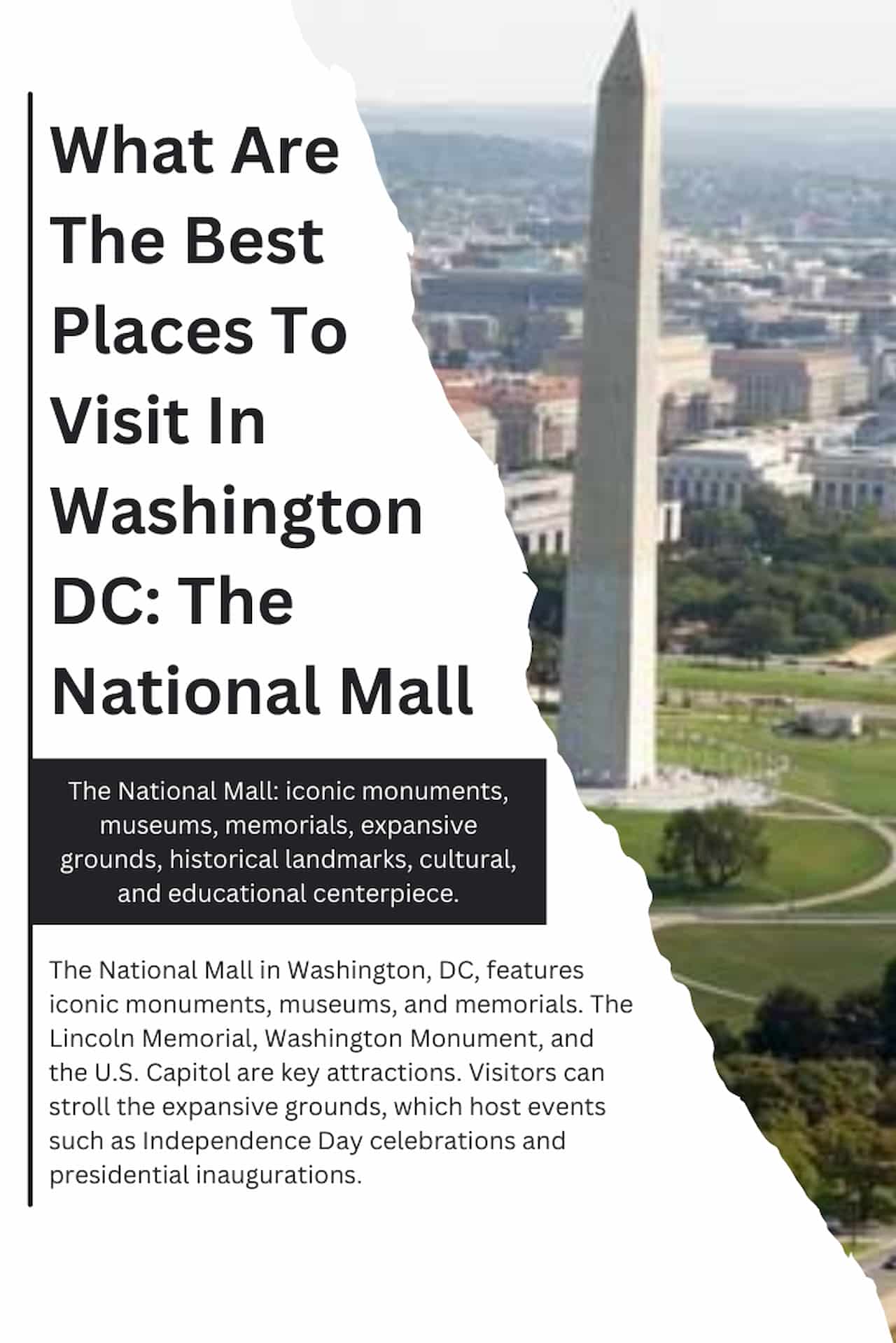 What Are The Best Places To Visit In Washington DC The National Mall