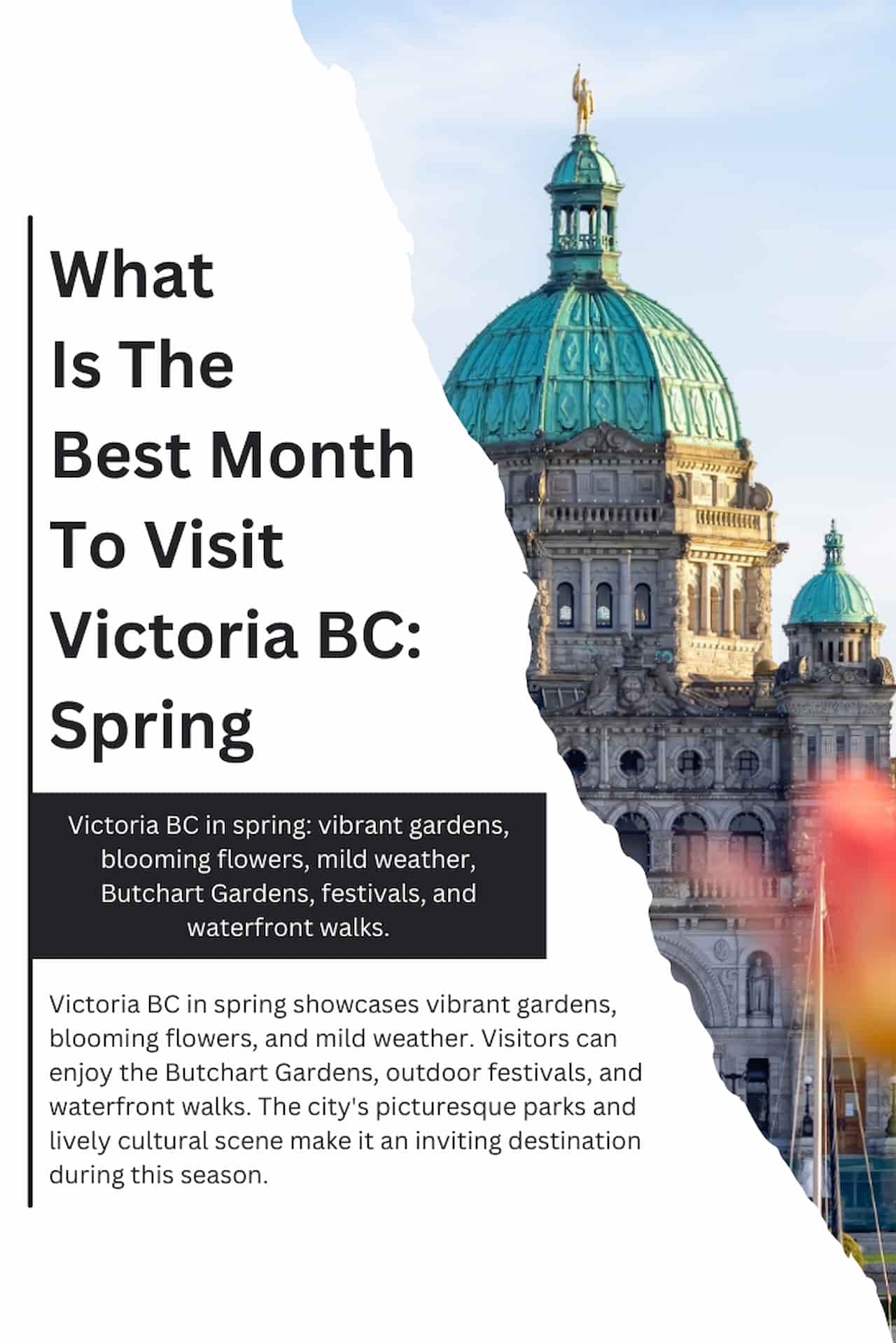 What Is The Best Month To Visit Victoria BC Spring