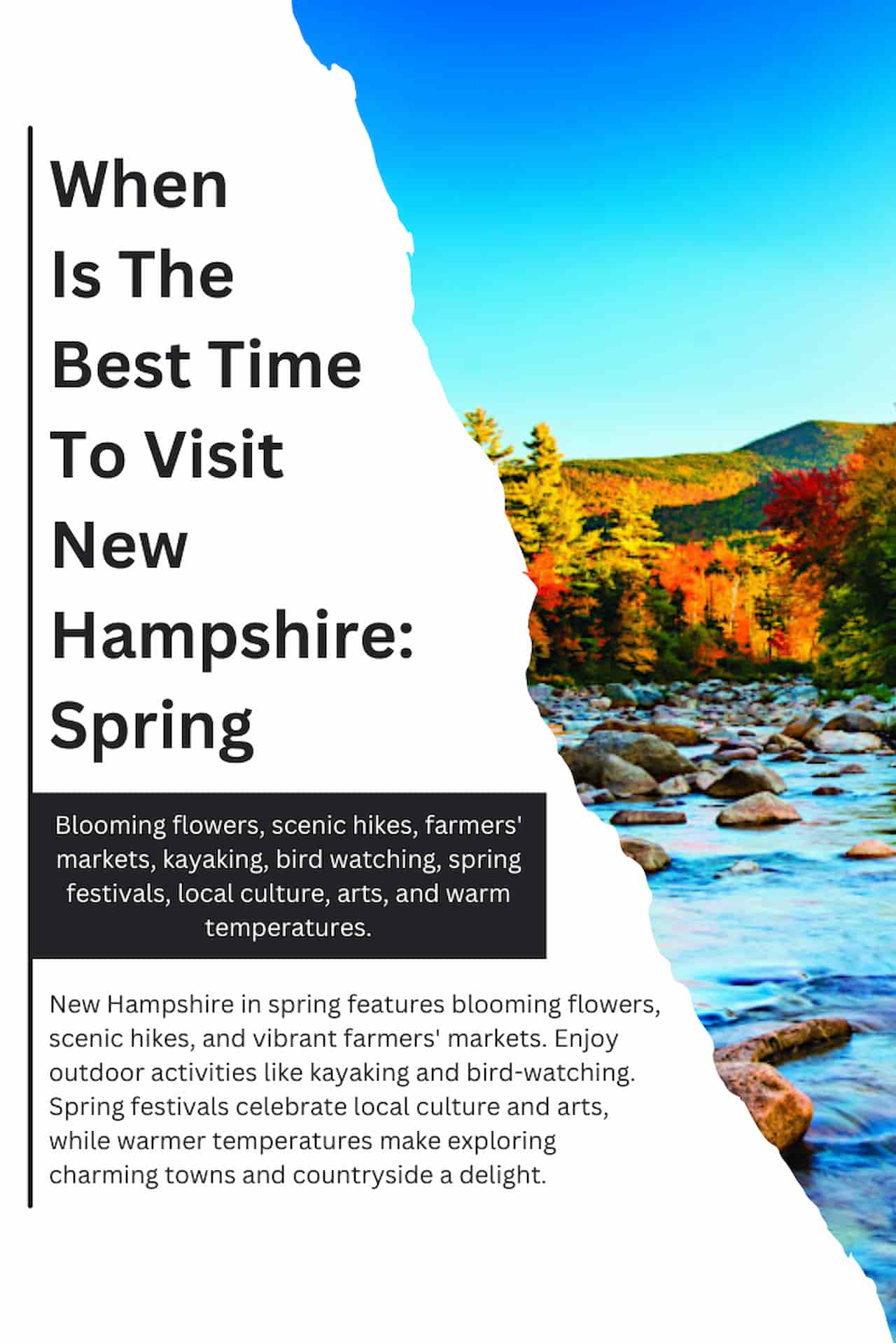 When Is The Best Time To Visit New Hampshire Spring