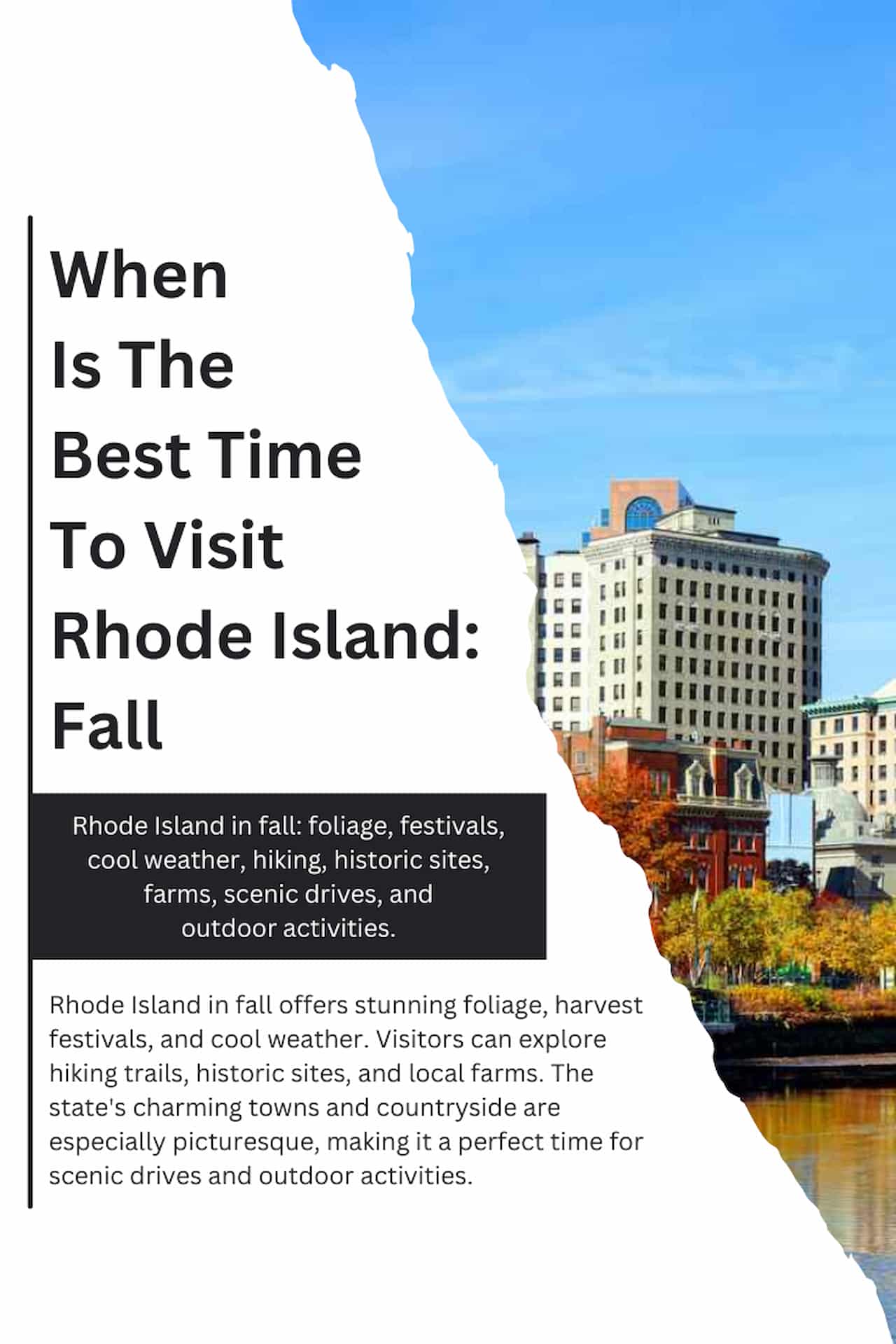 When Is The Best Time To Visit Rhode Island Fall