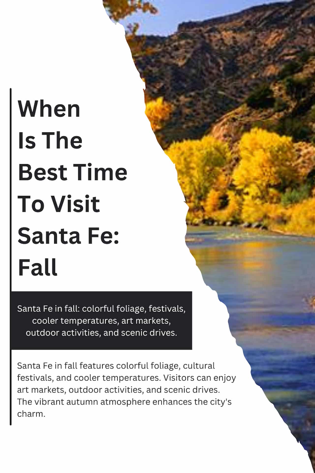 When Is The Best Time To Visit Santa Fe Fall