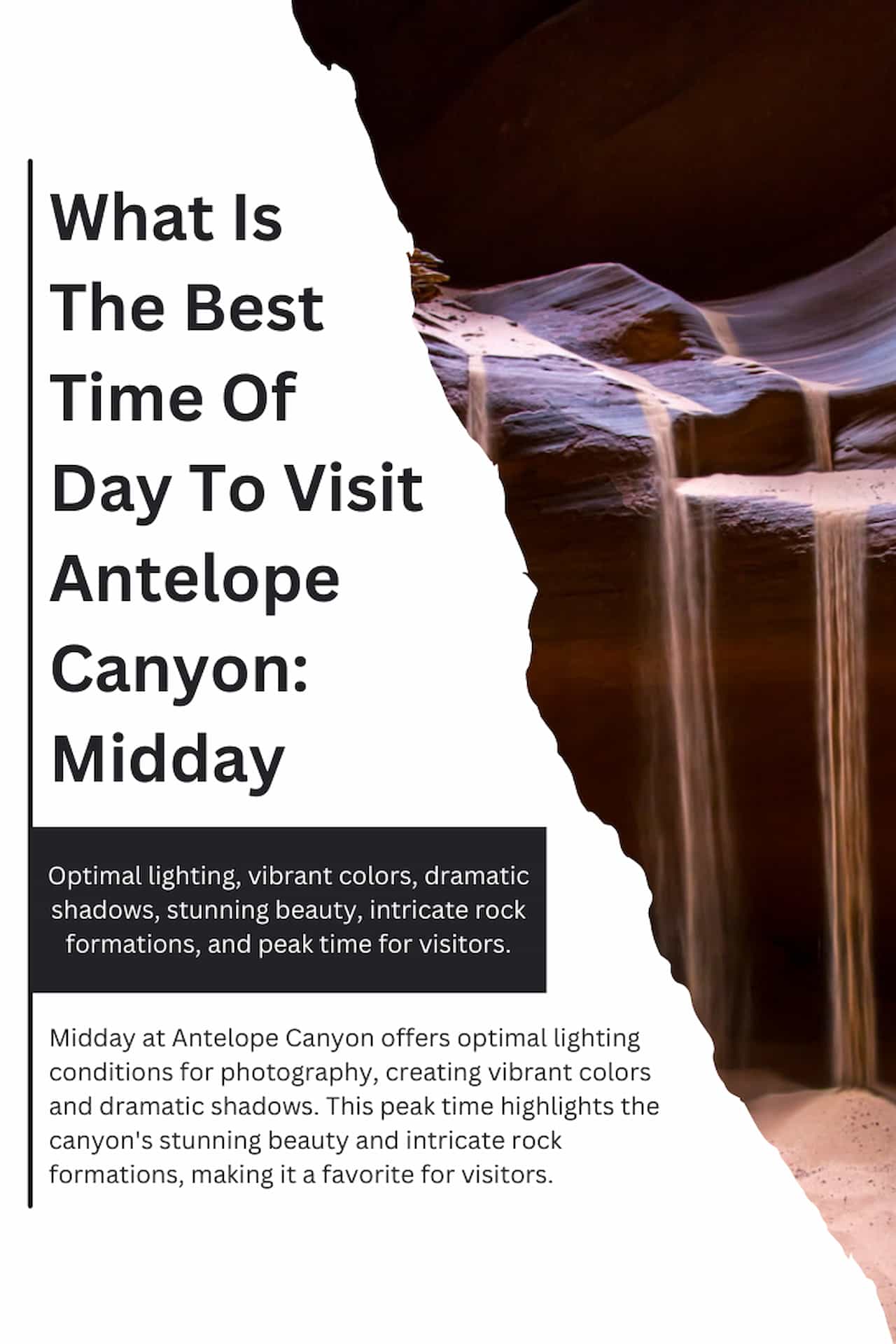 What Is The Best Time Of Day To Visit Antelope Canyon Midday