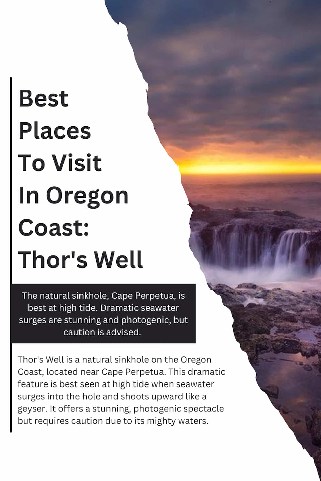 Best Places To Visit In Oregon Coast Thors Well