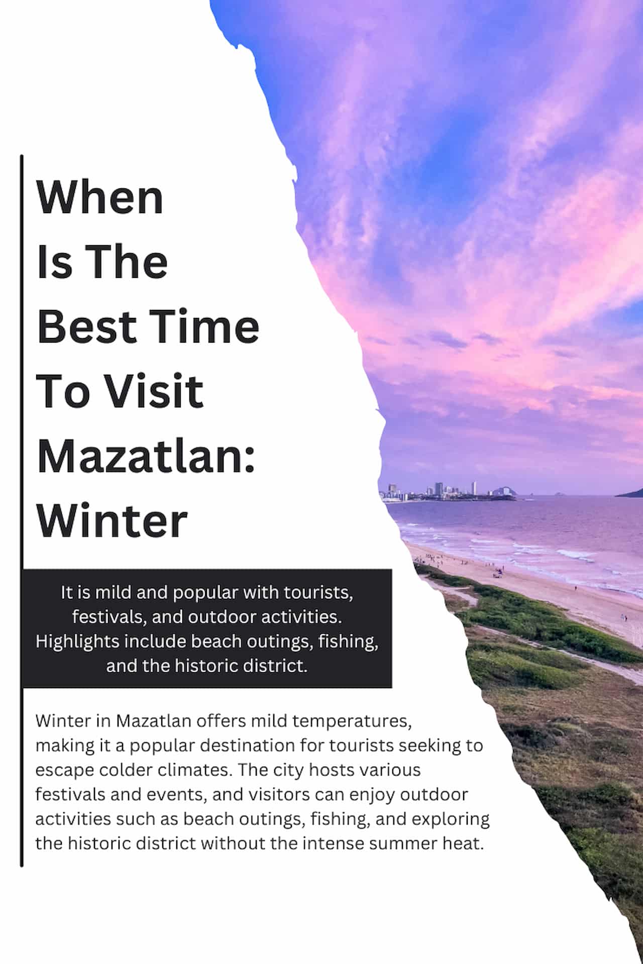 When Is The Best Time To Visit Mazatlan Winter