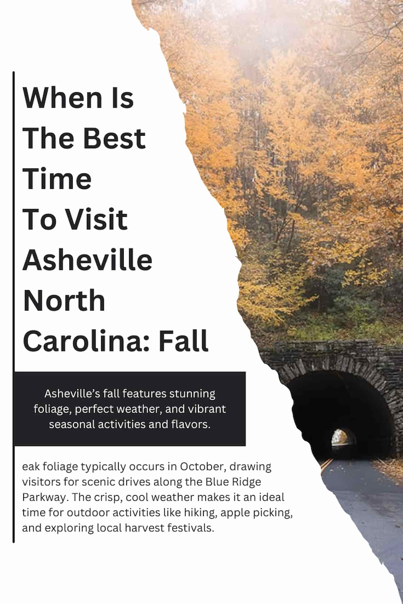 When Is The Best Time To Visit Asheville North Carolina Fall
