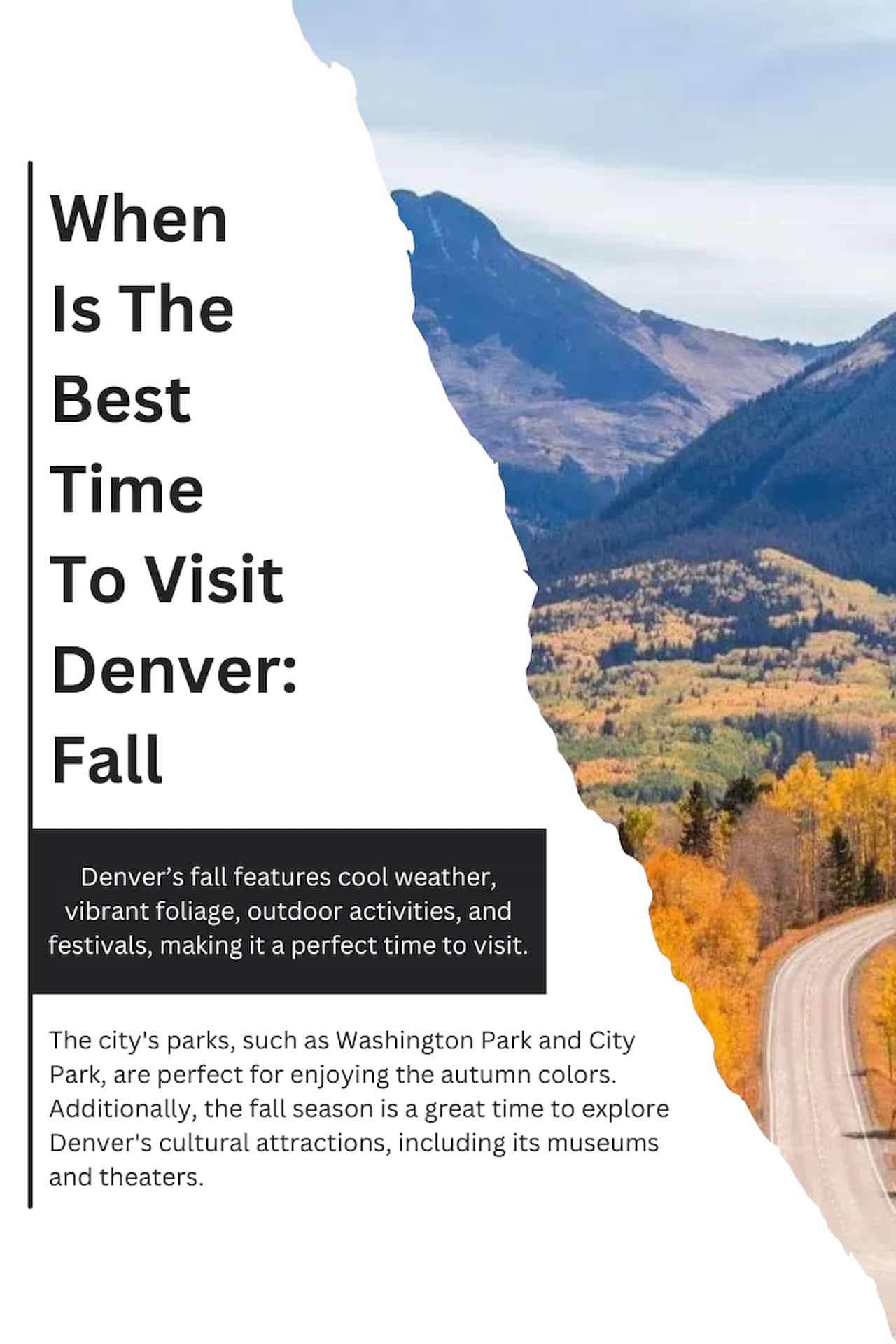 When Is The Best Time To Visit Denver Fall