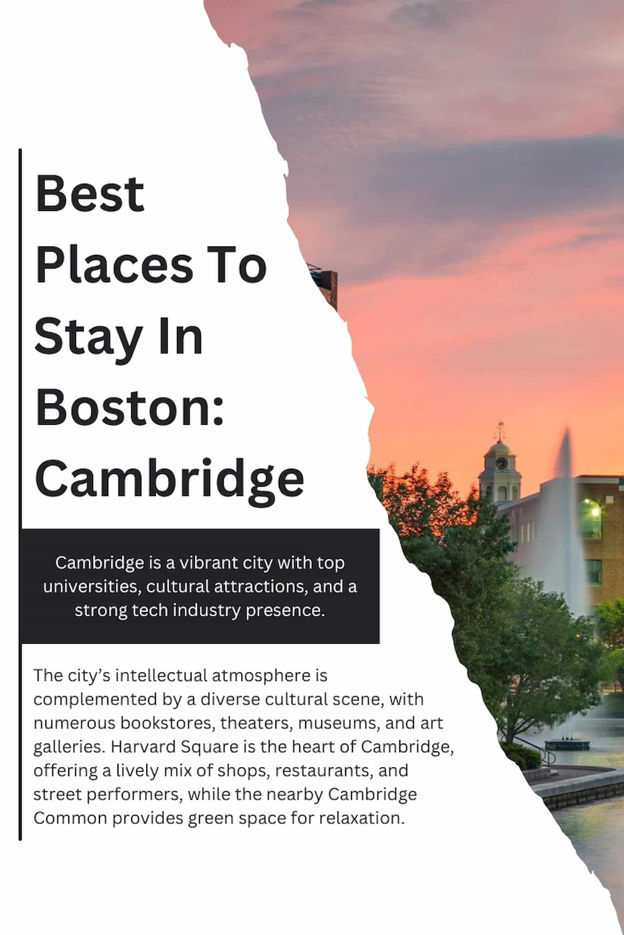 Best Places To Stay In Boston Cambridge