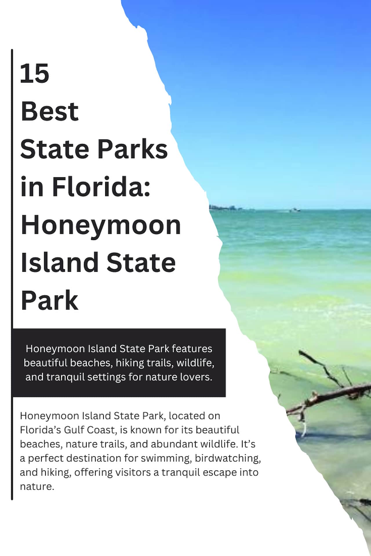 15 Best State Parks in Florida Honeymoon Island State Park