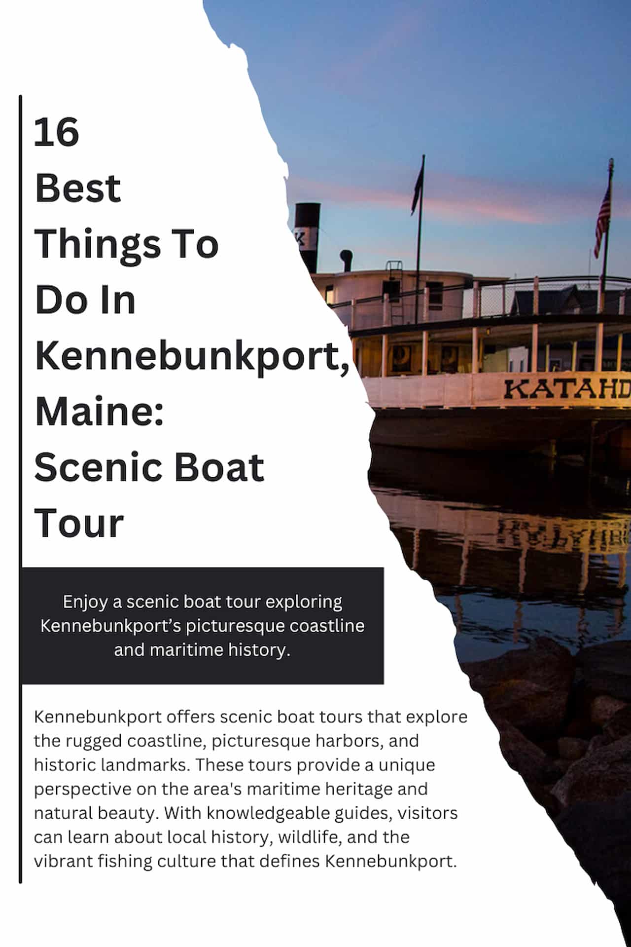 16 Best Things To Do In Kennebunkport Maine Scenic Boat Tour