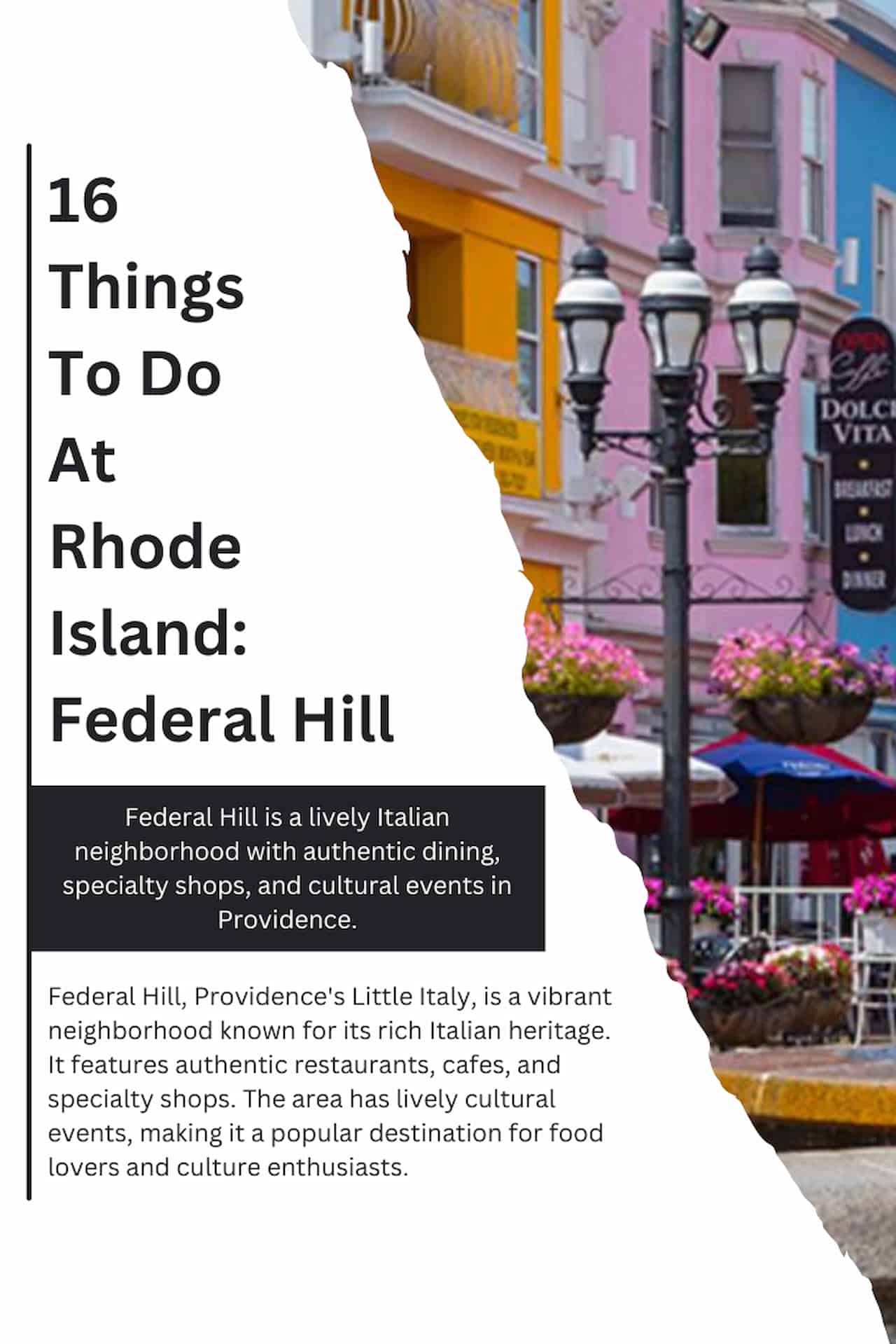 16 Things To Do At Rhode Island Federal Hill
