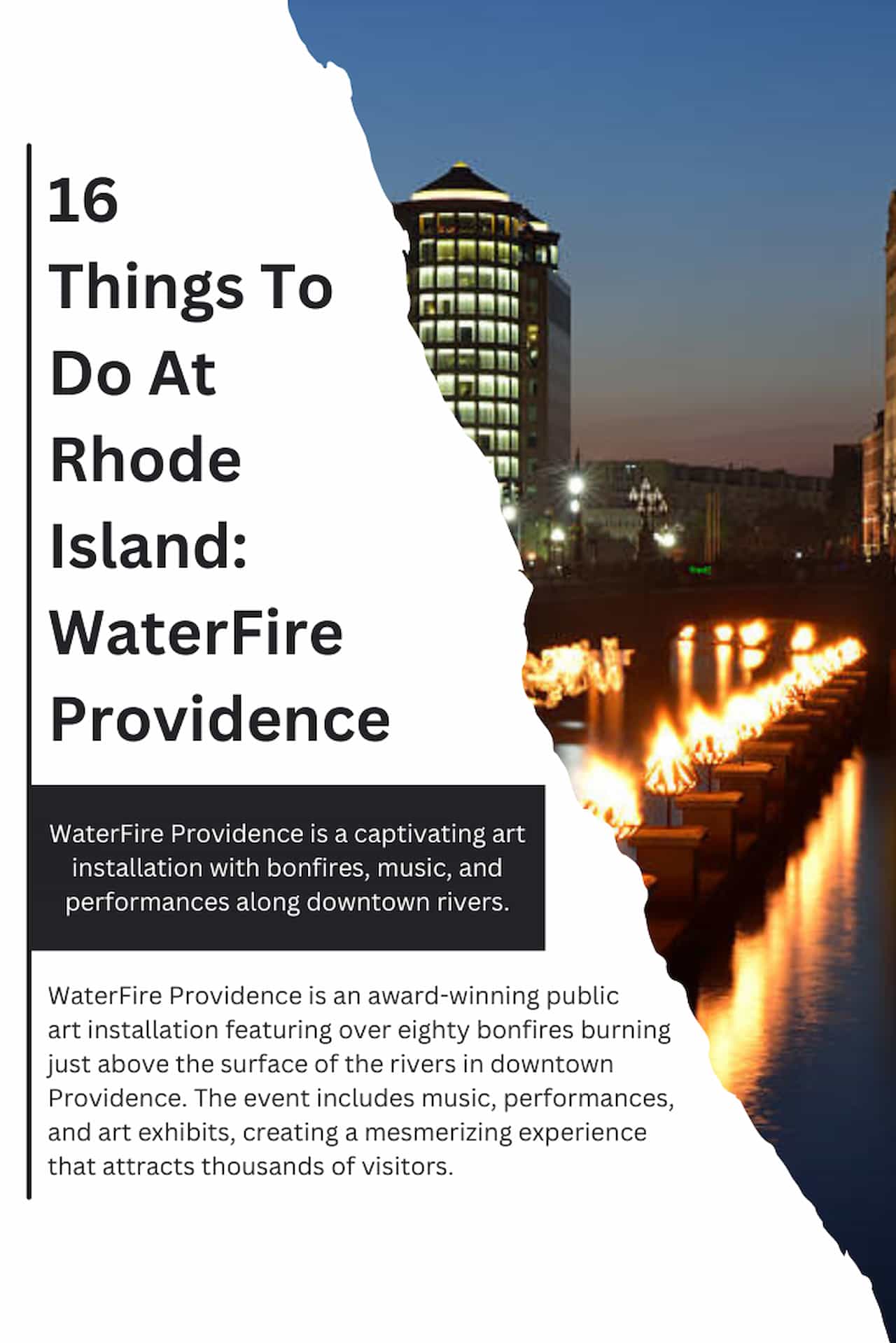16 Things To Do At Rhode Island WaterFire Providence