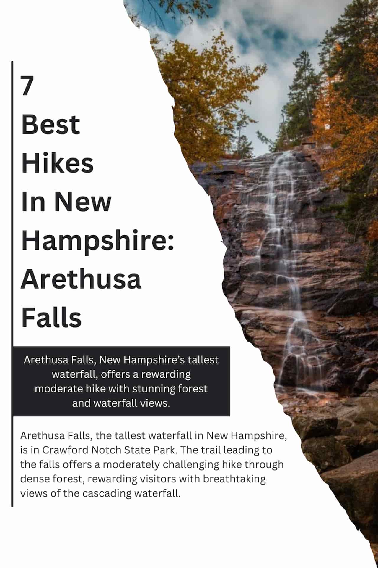 7 Best Hikes In New Hampshire Arethusa Falls