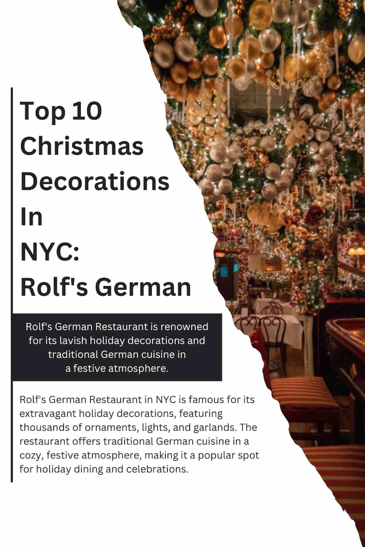 Top 10 Christmas Decorations In NYC Rolfs German