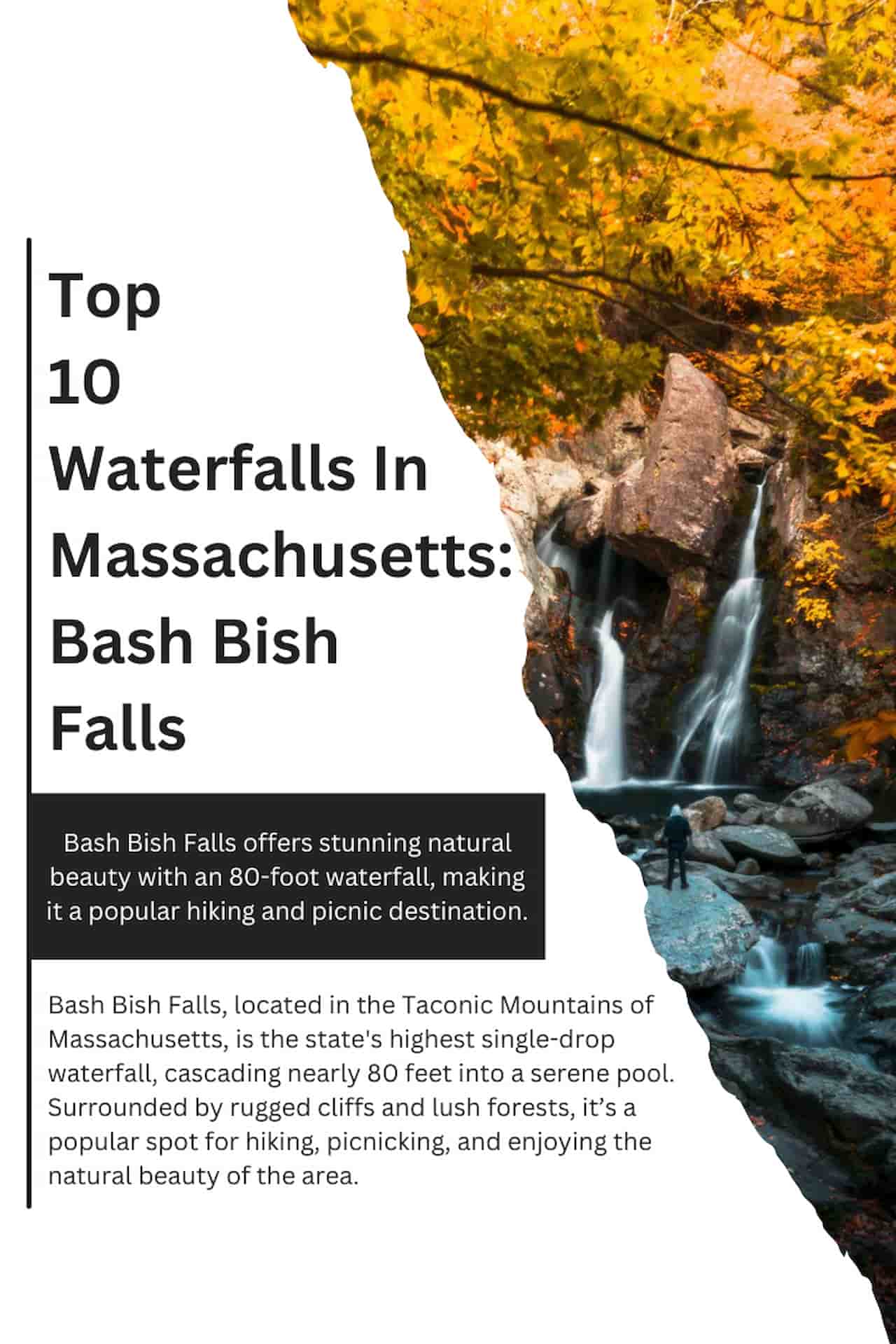 Top 10 Waterfalls In Massachusetts Bash Bish Falls