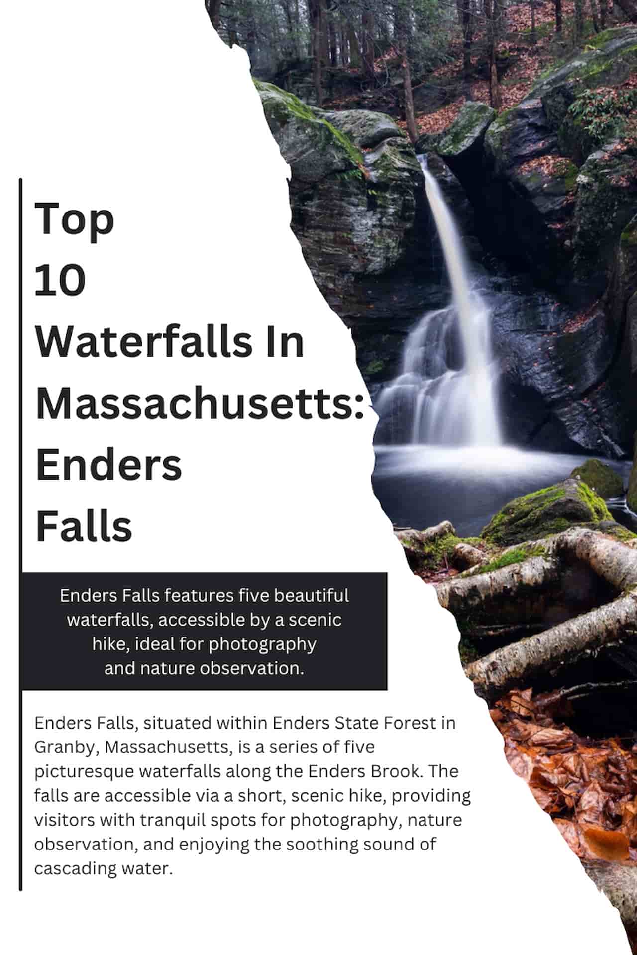 Top 10 Waterfalls In Massachusetts Enders Falls